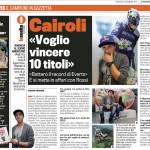 Cairoli sulla Gazzetta dello Sport